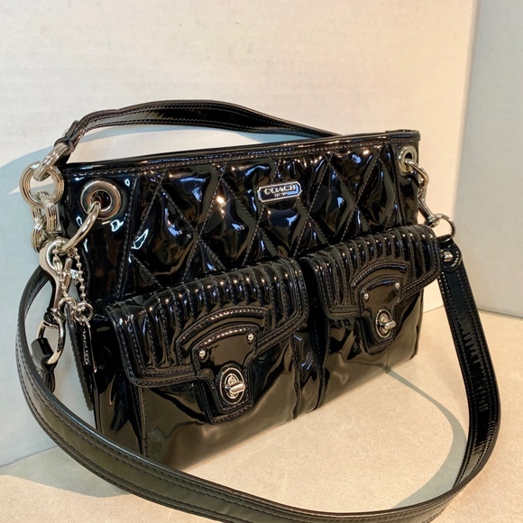 Coach Handbags - Coach Patent Leather Poppy Crossbody